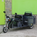 Триместна товарна електрическа триколка max motors go pro 2000w, (трансформираща се)