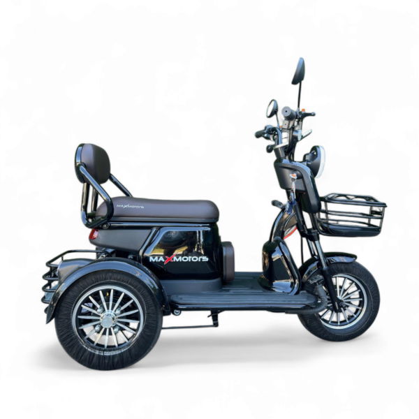 Електрическа триколка max motors grand pudding, 2000w, 60v, 25ah, черна