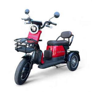 Електрическа триколка max motors grand pudding, 2000w, 60v, 25ah, червена