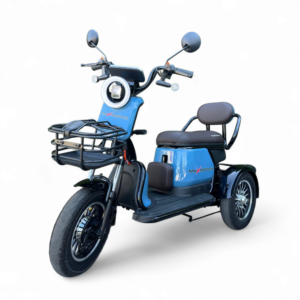 Електрическа триколка max motors grand pudding, 2000w, 60v, 25ah, синя