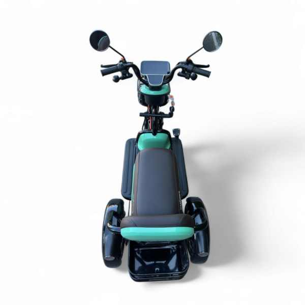 Електрическа триколка max motors grand pudding, 2000w, 60v, 25ah, зелена