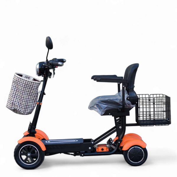 Сгъваема електрическа четириколка с литиева батерия, maxmotors, 750w, 10ah