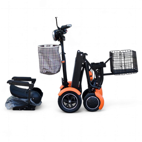 Сгъваема електрическа четириколка с литиева батерия, maxmotors, 750w, 10ah