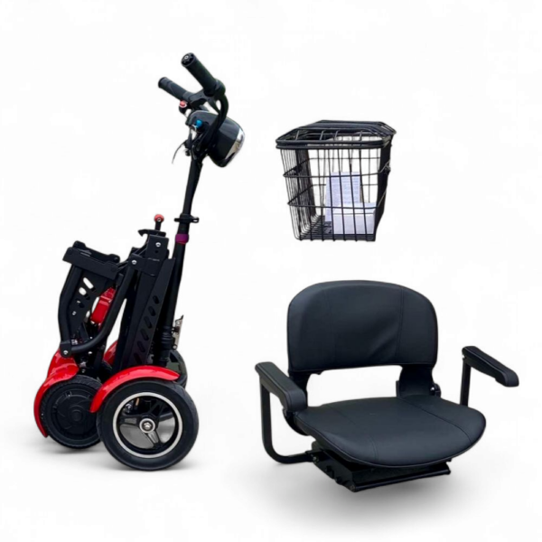 Сгъваема електрическа четириколка с литиева батерия, maxmotors, 750w, 10ah