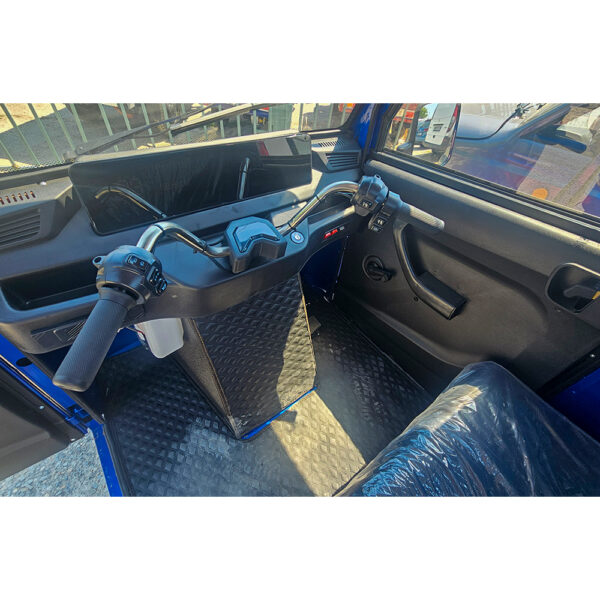 Професионална товарна електрическа триколка с кабина, товароносимост 600 кг, bullmax cargo cab 4000w, синя