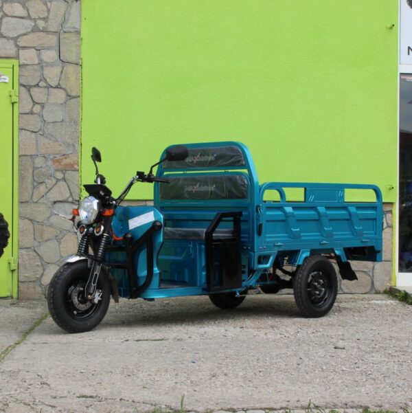 Товарна електрическа триколка heavy cargo 2000w, 600кг, max motors