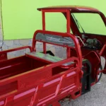 Селскостопанска товарна електрическа триколка 2000w с покрив (600 кг товар, 60v 45ah)