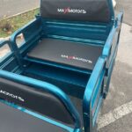 Триместна товарна електрическа триколка max motors go pro 2000w, (трансформираща се), синьозелен металик