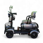 Триместна електрическа четириколка maxmotors a9, 1500w, 48v/20ah, сива