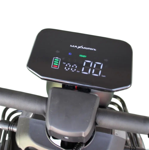 Триместна електрическа четириколка maxmotors a9, 1500w, 48v/20ah, зелена