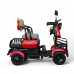 Триместна електрическа четириколка maxmotors a9, 1500w, 48v/20ah, червена