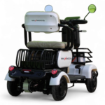 Триместна електрическа четириколка maxmotors a9, 1500w, 48v/20ah, бяла